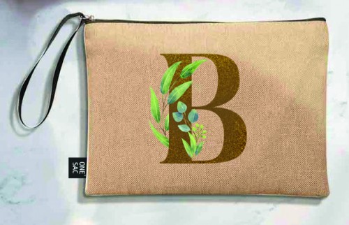 Bolso de mano letra b - regalos de boda